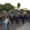 Sevilla.Rosario vespertino en la barriada sevillana de los príncipes con la virgen del Desconsuelo.