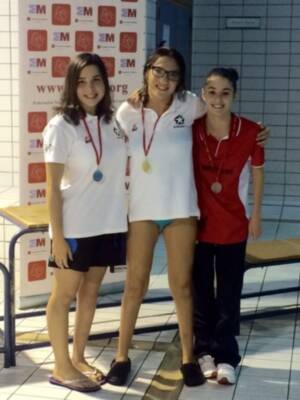 Casilda Lantero brilla en el Open de Madrid de natación adaptada