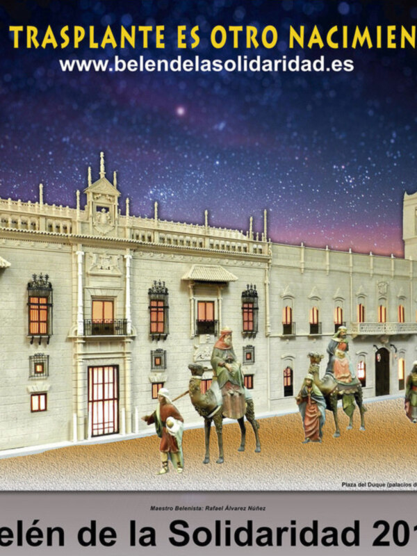 El Belén de la Solidaridad  2015 es un original Nacimiento de estilo sevillano que instalan personas trasplantadas en el Convento de Santa Rosalía, en pleno Centro de Sevilla. 