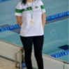 Casilda Lantero se exhibe en el Andaluz de natación adaptada