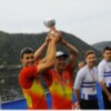 Álvaro Romero, doble campeón del Memorial Paolo D'Aloja de remo