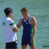 Gonzalo Martín y Ramón Lecumberri, con la selección española de piragüismo