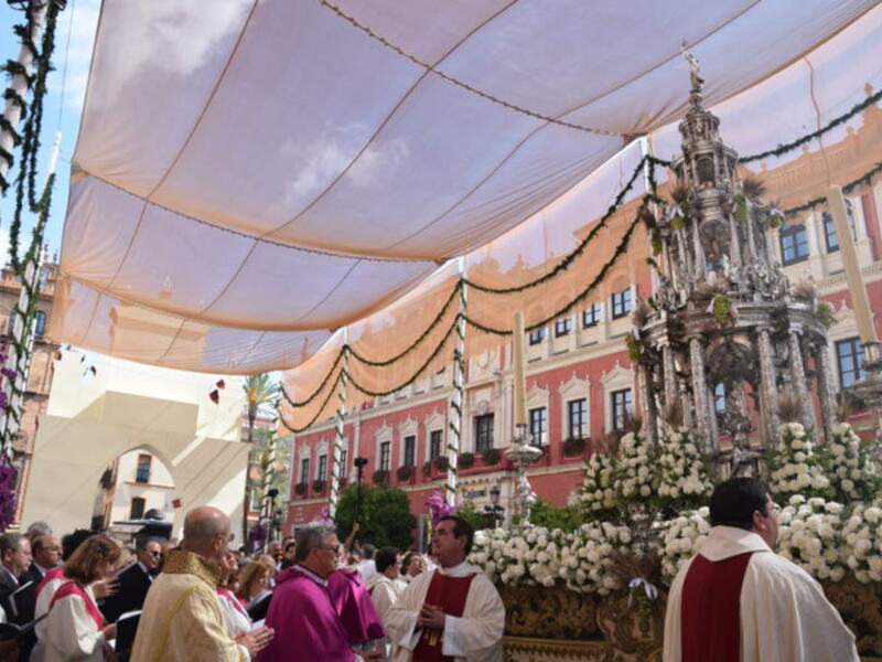 Corpus Christi una de las Fiestas más importante de los cristiano en Sevilla.