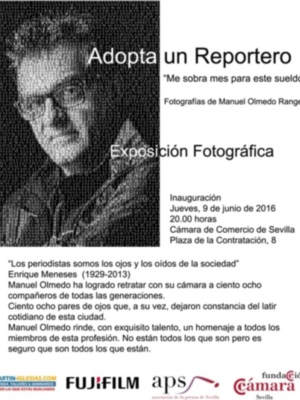 Inauguración de la exposición fotográfica "Adopta un Reportero"