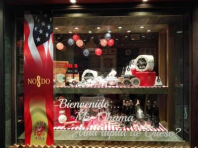 Los comercios sevillanos preparados para recibir a Obama