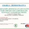 Una conferencia mostrará el viernes ventajas y costes de la iluminación con lámparas led en los cultivos de flor cortada
