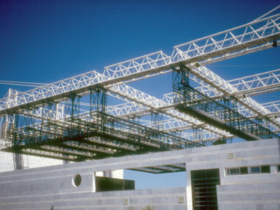Pabellones y edificios de la Exposición Universal (1992) existentes en 2016 en el Camino de Los Descubrimientos.