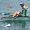 Alfonso Berral, en la Copa de la Juventud con la selección española de remo