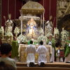 La ciudad hispalense celebro el primer culto de novena a su Patrona.