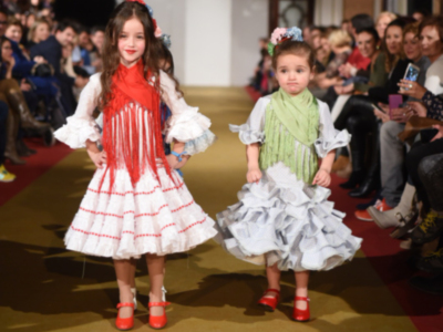 Desfiles de moda flamenca infantil en el Hotel Alfonso XIII a favor de UNICEF