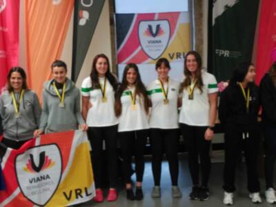 Doble podio para el Náutico en la Regata Internacional de remo de Viana do Castelo