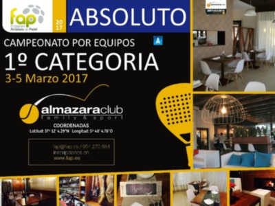 Sevilla, sede del Campeonato de Andalucía absoluto de pádel por equipos de Primera