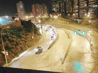 Inundaciones en la ciudad de Alicante