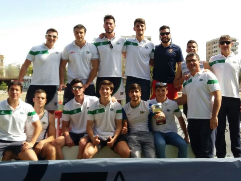 Doble podio para el Náutico Sevilla en el Campeonato de España de invierno de piragüismo