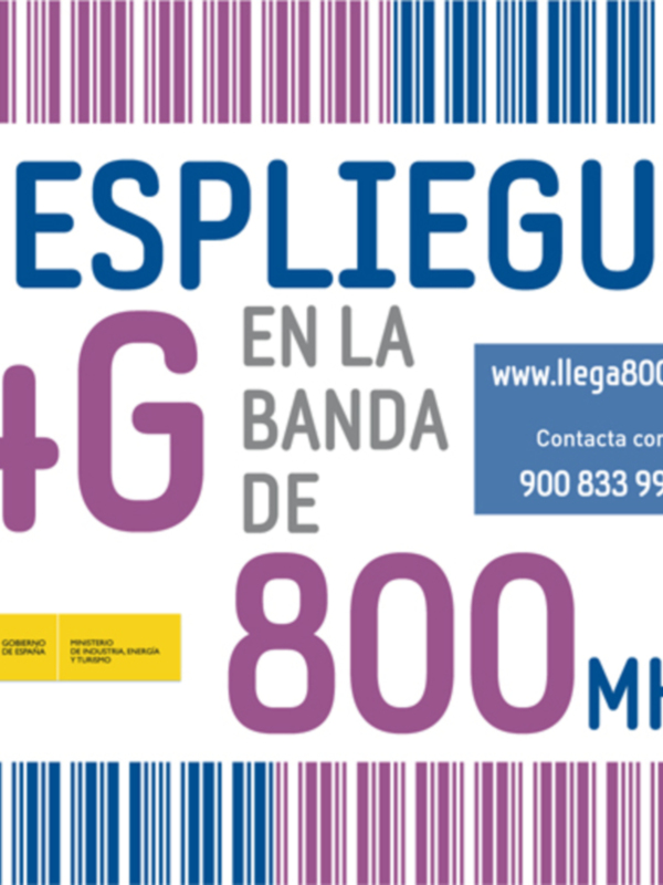 Ampliada hasta el 19 de abril la solicitud actuaciones por afectación en la TDT por la puesta en marcha del 4G