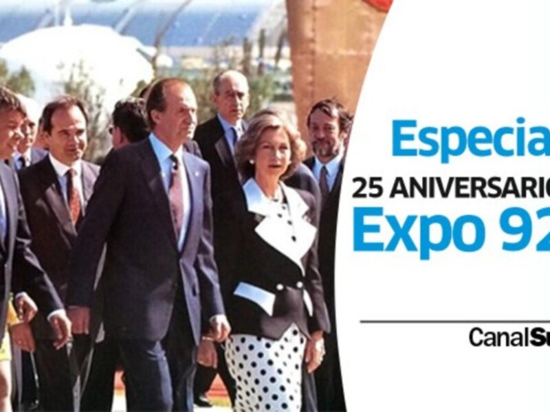 Canal Sur retransmite el acto oficial del 25 Aniversario de la Expo con los Reyes Eméritos