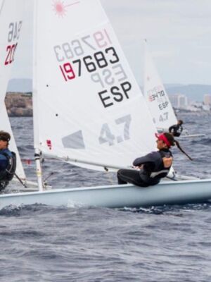 Ana Moncada, campeona de la Copa de España de Láser 4.7