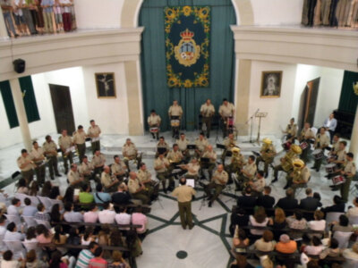 Concierto de la Unidad de Música del Cuartel General de la Fuerza Terrestre(Antigua Soria 9) en Alcalá del Río.