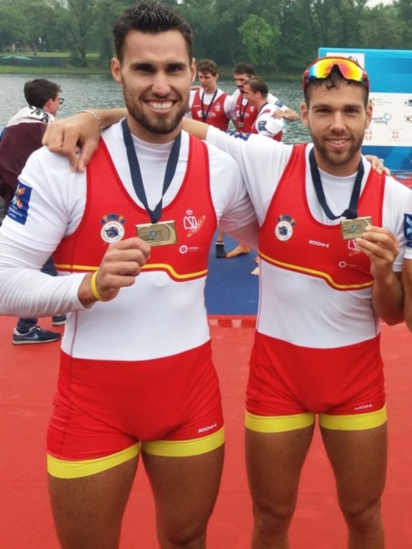 Podio para el Náutico Sevilla en la Copa del Mundo de remo