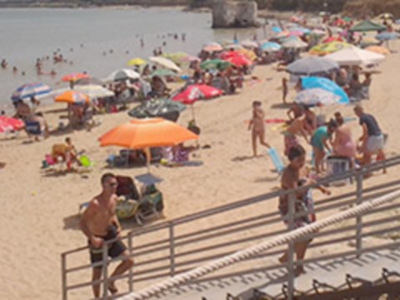 La Bandera Azul y la playa de Micaela, Chipiona