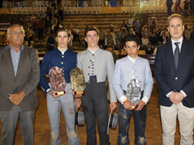 Francisco Fernández de la Escuela Taurina Miguel Mateo “Miguelín” de Algeciras, ganador del XXI Certamen de Becerradas en clase práctica