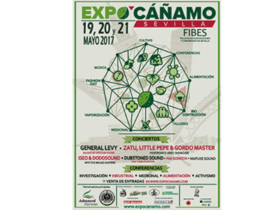 Sevilla se convertirá en la capital del cáñamo del 19 al 21 de mayo.