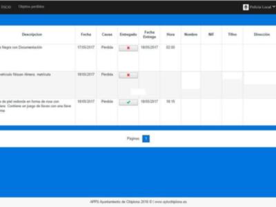 La Policía Local ya cuenta con un nuevo software que agiliza la gestión de objetos perdidos, con mejor servicio al ciudadano