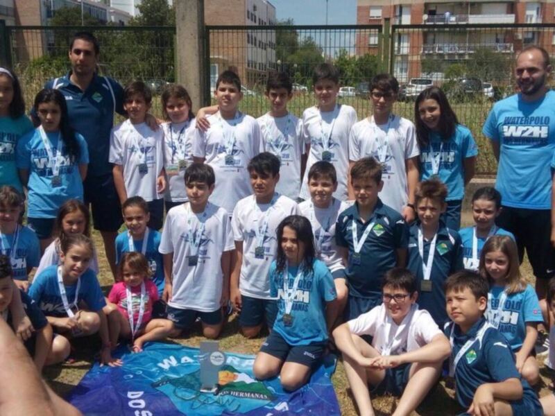El C.W. Dos Hermanas, subcampeón de Andalucía alevín mixto