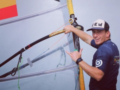 Borja y Blanca Carracedo, en la final de la Copa del Mundo de vela olímpica