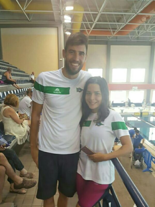 Casilda Lantero, medallista en el Campeonato de España de natación adaptada