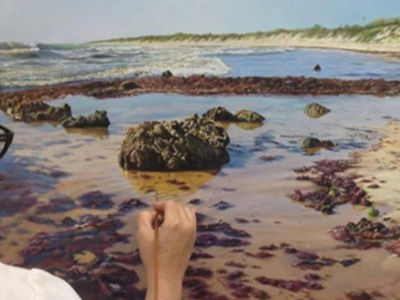 Exposición de pinturas de Anita Palacios en el Ateneo de Sevilla