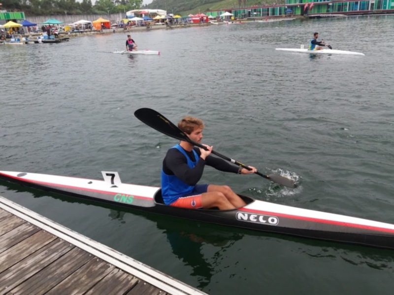 Juan Pedro Martín, en el Campeonato de Europa de Belgrado