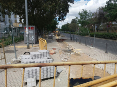 El Ayuntamiento de Sevilla realiza obras de mejora en el Distrito Cerro-Amate
