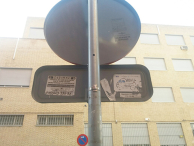 El mobiliario urbano como soporte publicitario