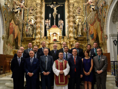 La Hermandad de la Vera-cruz de Sevilla celebró la jura de los nuevos oficiales de su junta de gobierno.
