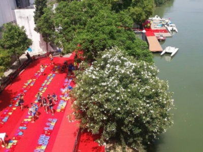 Con gran éxito de participación se celebró en Triana el Acuatlón más popular de España