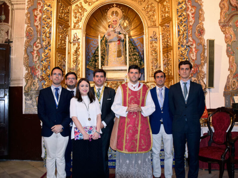 Nueva junta de Gobierno de la Virgen del Mar.