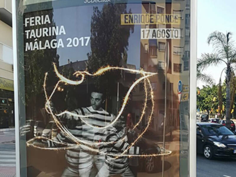 El Toreo inunda de luz las calles de Málaga