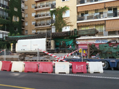 Llega la perforadora que realizará los pozos para la tuneladora en Los Remedios