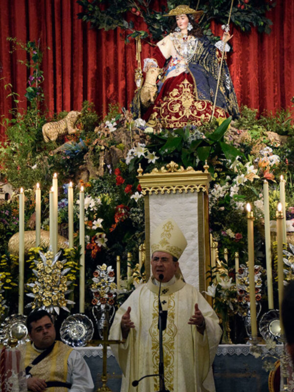 XXV aniversario de la llegada a la capilla de la Pastora de Santa Marina.