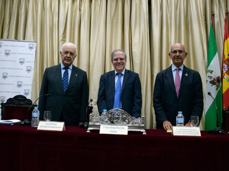 D. Ignacio Montaño Jiménez disertó sobre los acontecimientos del 25 aniversario de la Expo´92.