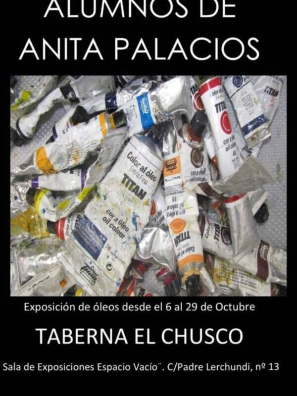 Una exposición de óleos de los alumnos y alumnas de Anita Palacios abre la programación de otoño en El Chusco