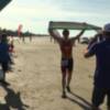 Alejandro Pareja del Cronos Triatlón de Soto del Real e Inma Daza del Tridoñana campeones del Triatlón Cross Playas de Chipiona