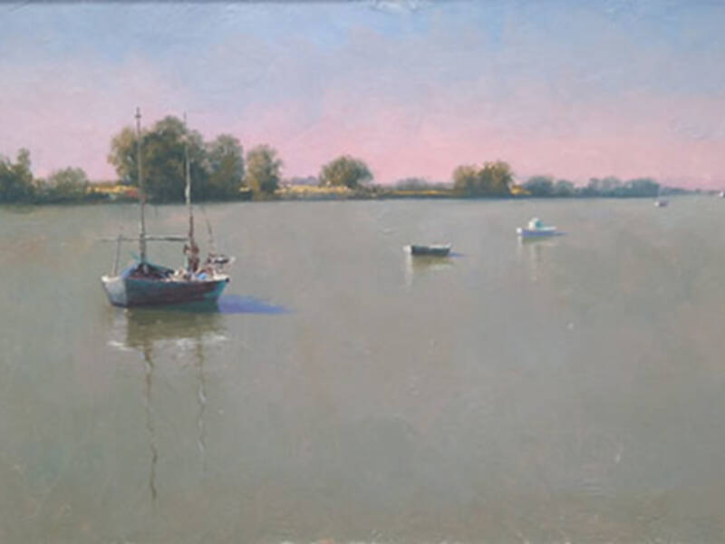 Fundación Caja Rural del Sur inaugura la exposición, Riberas del Guadalquivir, del pintor sevillano Palomo Reina
