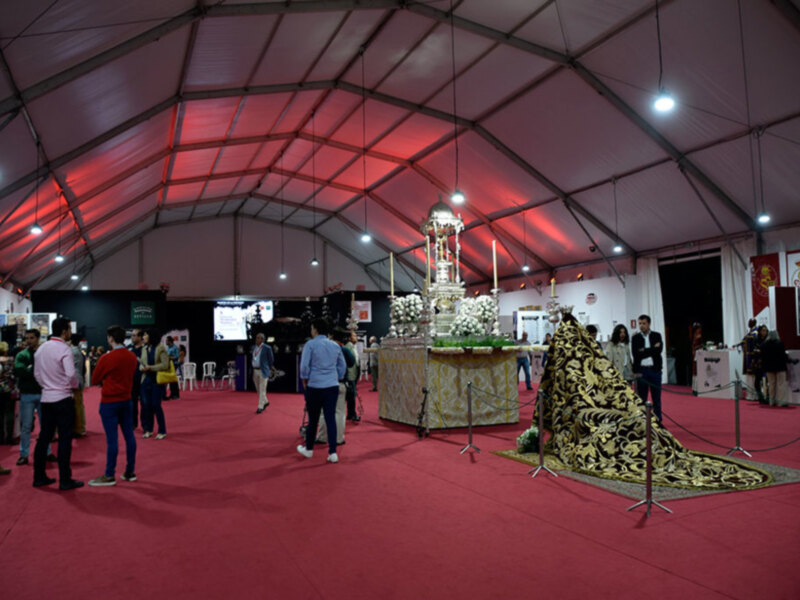 Durante los días del 3 al 5 de noviembre se venía celebrando en el Patio de la Diputación la V Feria del turismo Religioso.