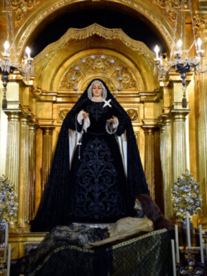 La Soledad Coronada Ilipense de luto en  este mes de noviembre, que en pocos días dará paso al tiempo de Adviento.