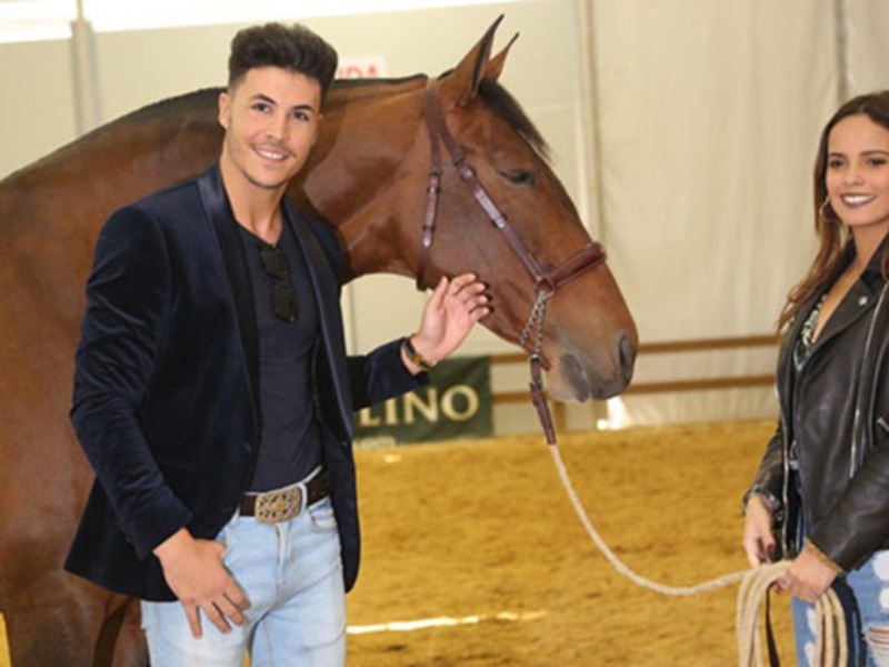 Gloria Camila y su novio, Kiko, acudieron como invitados al salón Internacional del Caballo