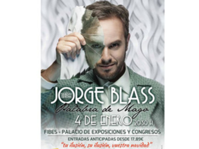 Jorge Blass, uno de los magos más reconocidos del país visitará el 4 de enero el auditorio FIBES