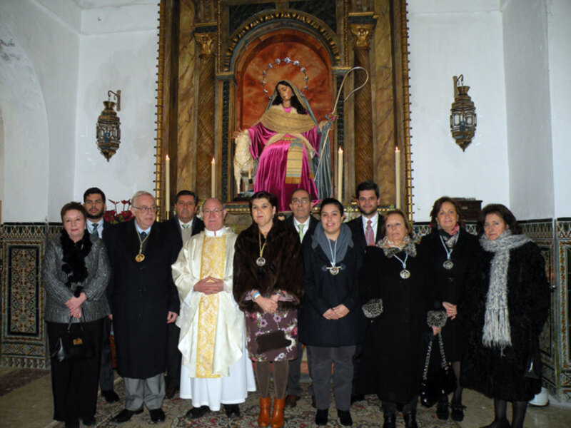 Nueva juntas de Gobierno de la Hermandad de la Divina Pastora de San Antonio.