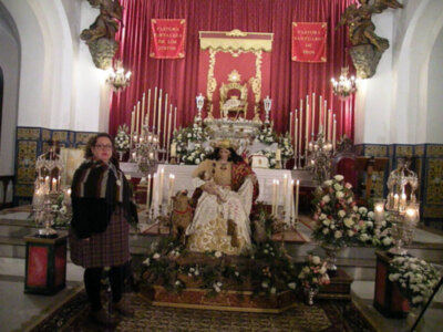 Besamanos a la Pastora de Capuchino.